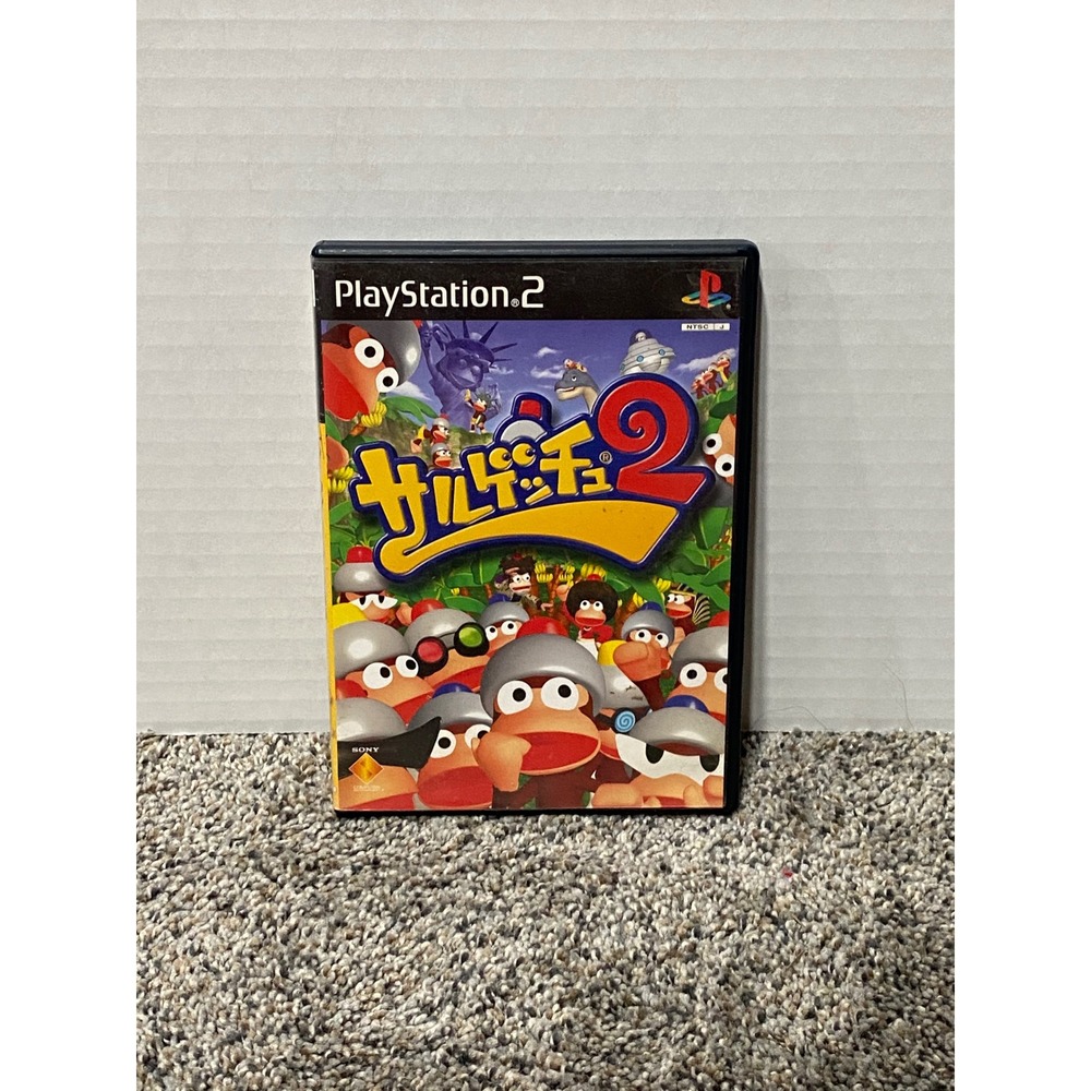 Video Game Japanese NTSC-J Ape Escape 2 Sony PS2 Black One Size Good